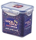 LocknLock PP Classic Vorratsdose, 850 ml, 135 x 102 x 118 mm, 100 % luft- und wasserdicht, Cleveres Verschluss-System, Frischhaltedose für Kühlschrank & G