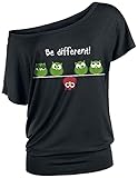 Be Different! Frauen T-Shirt schwarz M