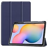 ZHIWEI Tablet PC Tasche Für Sumsung Galaxy Tab S6 Lite 10.4' (SM-P610 / 615) Tablet-Gehäuseabdeckung, weich TPU. Schutzabdeckung mit Auto Wake/Sleep (Color : Blue)