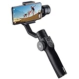 Godox ZP1 3-Achsen Handheld Gimbal Stabilisator mit Fokus Pull & Zoom-Fähigkeit, mit APP Auto Tracking Panorama Zeitraffer,für IOS Android Smartphone wie iPhone X 8 Plus Samsung, für Huaw