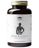 KRÄUTERHANDEL SANKT ANTON® - Zink Kapseln - 25 mg erstklassiges Zink - Hochdosiert - L-Histidin - Gluten- und Laktosefrei - Deutsche Premium Qualität (365 Kapseln)