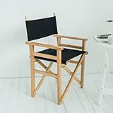 TYz Klappstuhl Regiestuhl Mit Geradem Bein -21,1×16,5×34,6 Zoll, Cross Campingstuhl, Tragbarer Campingstuhl, Angelstuhl, Freizeitstuhl, Klappstuhl, Angelstuhl Im Freien, Massivholz (Size : A)