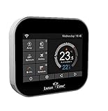 Raumthermostat LX-MC6 Touchscreen für Fußbodenheizung, Heiß Wasser mit APP, WiFi in Schwarz Amazone Alexa Google Home Smart Home Luxus-T