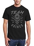 clothinx Herren T-Shirt TWD Team Grimes Schwarz Gr. L