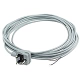 Spares2go Netzkabel und Stecker für Kärcher, Miele & Numatic Staubsauger (7,2 m)