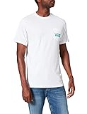 Vans Herren OTW Classic T-Shirt, Weiß-Porzellan grün, S