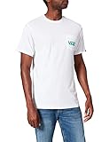 Vans Herren OTW Classic T-Shirt, Weiß-Porzellan grün, S