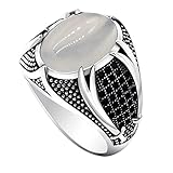 Hislaves Ring für Herren, modisch, Retro, Legierung, Einfachheit, exquisiter Verlobungsring, männlicher Ring für Hochzeit, Valentinstag, antikes Silb