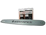 50cm Sägenspezi Schwert-Set Drive mit 2 Vollmeißelketten 3/8' 72TG 1,6mm passend für Stihl 044 MS440 MS 440