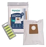 Hooster 30 Stück Staubsaugerbeutel für den Siemens Z 7.0 Staubsauger VSZ7330 + 5 Deo-Sticks (Zitrone) | Material Vlies 5-lagig - 30er Packung inkl. 3 Mik