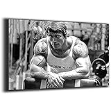 Tankaa Arnold Schwarzenegger Poster Schwarzenegger Bodybuilder Leinwand Poster Inspiration Wandkunst-gymnastik-bett-zimmer-plakat. 30x30cm NoF