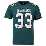 Majestic Philadelphia Eagles NFL Players Poly Mesh Tee/T Shirt Green - XXL