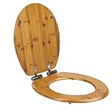 ONVAYA® WC-Sitz mit Absenkautomatik | Toilettensitz & Toilettendeckel aus Bambus-Holz | Klodeckel | Easy-Clean Funktion | Klositz im Bambus Design | WC Deckel in Holzoptik