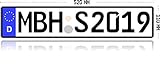 1 KFZ-Kennzeichen EU 520 mm x 110 mm Autoschild mit Wunschk