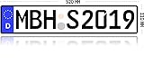 1 KFZ-Kennzeichen EU 520 mm x 110 mm Autoschild mit Wunschk