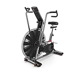 Schwinn Airdyne AD8, Profi-Fitnessbike mit grenzenlosem Luftwiderstand, LCD-Konsole mit Watt-Anzeige, Trainingsprogramme für HIIT, max. Benutzergewicht 160 kg, Trinkflaschenhalterung, Crossfit T