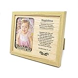 power gift MAGDALENA Bilderrahmen mit Namen, Fotorahmen stehend und hängend, Porträtrahmen mit Namensbedeutung, Baby- Namen, Namenstag, Geschenk für jeden Anlass. Gute Qualität, Wohnzimmer Dek