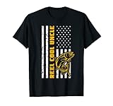 Reel Cool Uncle Shirt Fisch Amerikanische Flagge Angeln Geschenk T-S