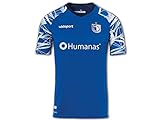 uhlsport FCM Auswärtstrikot 21 22 blau 1. FC Magdeburg Away Shirt Fan Jersey, Größe:XXL