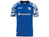 uhlsport FCM Auswärtstrikot 21 22 blau 1. FC Magdeburg Away Shirt Fan Jersey, Größe:XXL