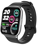 Smartwatch HolaDream Fitness Tracker für Damen Herren mit Pulsmesser SpO2-Sensor und Schlafmonitor 5ATM Wasserdicht Fitness Armbanduhr mit Schrittzähler Kalorien Smart Watch für Android iOS