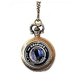 Alte Kamera Objektiv Taschenuhr Halskette Fotografen Geschenk Taschenuhr Anhäng