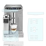 Abtropfblech Kratzschutz Folie und Display Schutzfolie geeignet für DeLonghi PrimaDonna S Evo ECAM 510.55 M - 516.45 MB