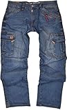 Timezone Herren Cargo Jeans Hose Benito TZ 3387 (W36/L32)