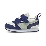 Puma Unisex Baby R78 V INF Sneaker, White-Gray Violet-Elektro Blue, 27 EU