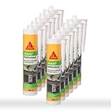 Sika Corporation 528149 Sikacryl Pofessional Acryl-Dichtstoff Fugendichter, Weiss, 12x 300