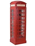 Grosse Vitrine Englische Telefonzelle rot Schrank Barschrank frf080 Palazzo Ex