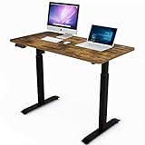 Elektrisch Höhenverstellbar Schreibtisch 120cm X 60cm, Steh-sitz Tisch Verstellbarer Schreibtisch Computertisch Mit Memory-steuerung, Intelligenter Schreibtisch, Büro Stehtisch Stehpult Laptop