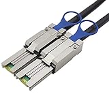 Cabledeconn Mini SAS26P SFF-8088 to SFF-8088 2M Externes SCSI-Kabel (1 m)