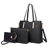 Miss Lulu PU Lederhandtasche Frauen Schulter Beuteltote Schultaschen Hobo S