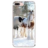 XMCJ. Black Horse for Samsung Galaxy S2 S3 S4 S5 S6 S7 S8 S9 Plus-Note 2 3 4 5 8 Transparent Soft Shell Covers (Color : Images 10, Material : for Galaxy S3 Mini)