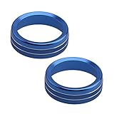 loulou Center Console Volumen Tune Klimaanlage AC Knob Switch Ring Trim Fit für Ford Mustang 2015 2016 2017 2018 2019 2019 (Color Name : Blue)