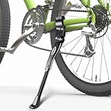 MOJINO Fahrradständer für Raddurchmesser 24-28 Zoll, Höhenverstellbarer Fahrrad Seitenständer für Mountainbike R