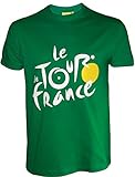 Le Tour de France Herren T-Shirt, offizielle Kollektion, Erwachsenengröße S grü