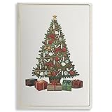 Art Nuvo – EXKLUSIVE WEIHNACHTSKARTEN – SATZ VON 10 GLEICHE KARTEN, 120x170mm, VERGOLDETE UND GEPRÄGTE WEIHNACHTSMOTIVE – HERGESTELLT AUS SCHMUCKPAPIER MIT EINLAGEN UND UMSCHLÄGEN, ACH049