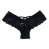 GBEN Sexy Dessous Damen Spitze Unterwäsche Erotisch Stringtangas Schlüpfer Slips Hipster Graphic Floral Panties Niedrige Taille Reizvoller Hollow Out Höschen Bikinihose U