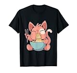Great Kawaii Japanese Ramen Katzen Anime Japan Süße Katzen T-S