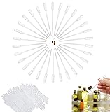 Pipetten Tropfen, 300 Stück 1 ml Transferpipetten aus Kunststoff, Abgestufte Kunststoff-Transferpipetten fürÄtherische Ö