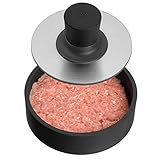 WMF BBQ Burgerpresse Edelstahl 12,5 cm, Pattypresse für gleichmäßige Patties für leckere Hamburger, Cheeseburger, Vegi-Burger-Presse, Gemüsep