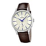 Candino Armband-Uhr Damen C4558/2 Elegant Analog Quarz Leder Uhr braun D2UC4558/2 EIN Geschenk zu Weihnachten, Geburtstag, Valentinstag für die F
