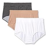 Zonary Unterhosen Damen Unterwäsche Atmungsaktiv Mittel Taille Panties Basic Bequeme Unterwäsche Hipster Einfarbig Slips 3er Pack