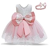 TTYAOVO Baby Mädchen Spitze Kleid Bowknot Blume Hochzeit Kleider Größe(110) 3-4 Jahre 648 R