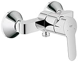 GROHE BauEdge | Badarmatur - Einhand-Brausebatterie, mit integriertem Rückschlagventil | chrom | 23333000