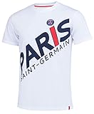 Paris Saint-Germain T-Shirt PSG, offizielle Kollektion, Herrengröße L weiß