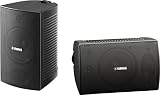 Yamaha NS-AW294 (BL) 2-Wege Außenlautsprecher paar (100 Watt, 87dB) schw
