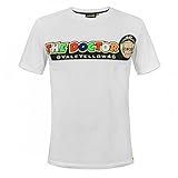 Valentino Rossi Vrmts305506001 T-Shirt, Vr46, The Doctor Herren, Weiß, L 110 cm/43 in C